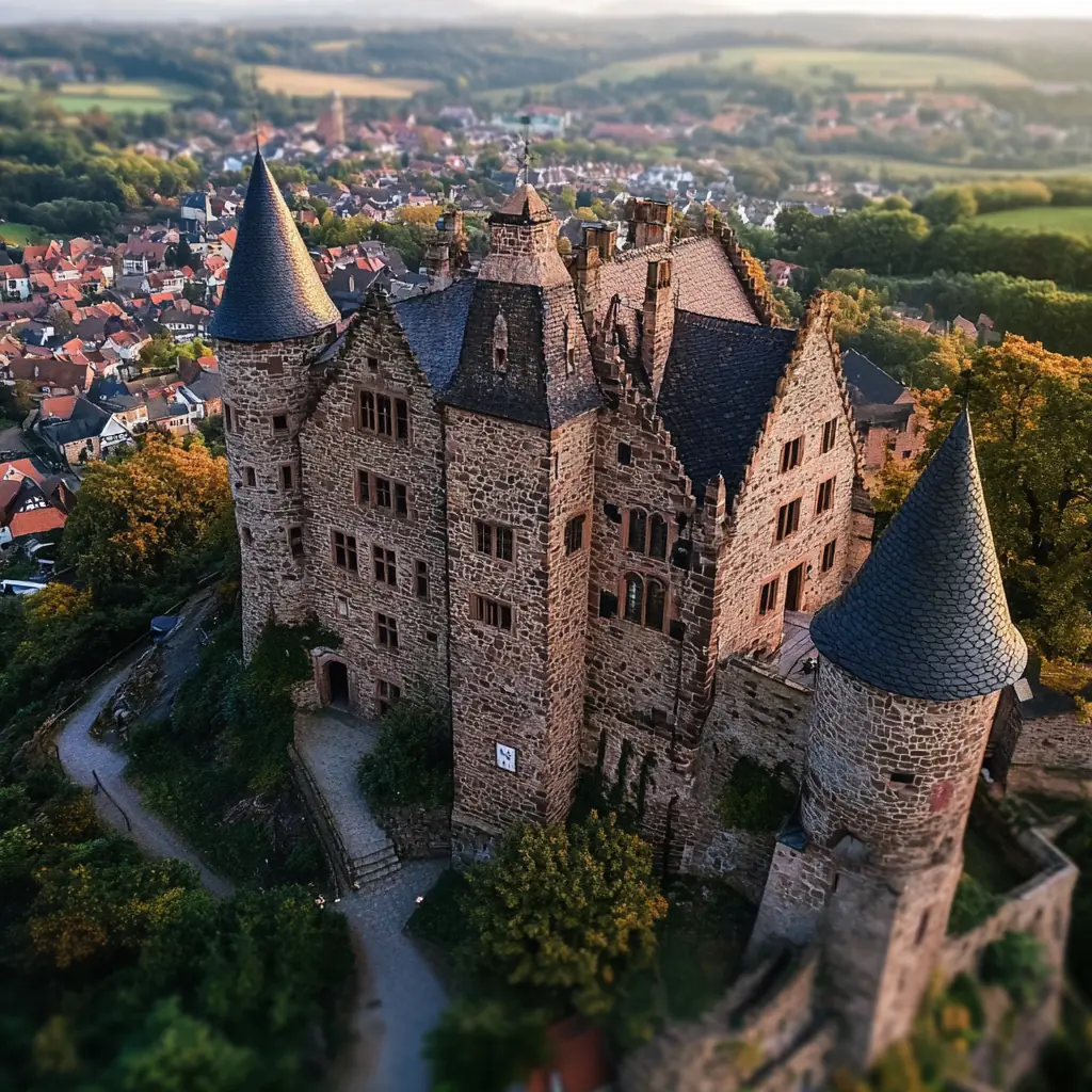 burg von oben